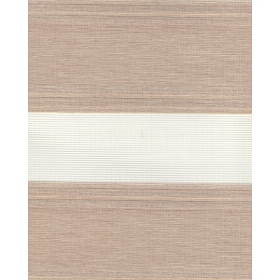 Ролеты тканевые Плиссе зебра цвет бежевый